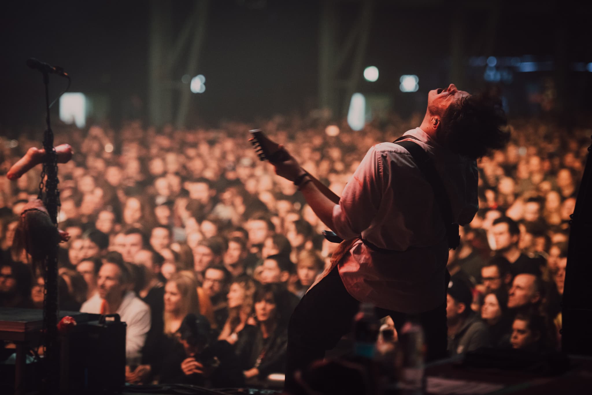 Dan Performing to Crowd